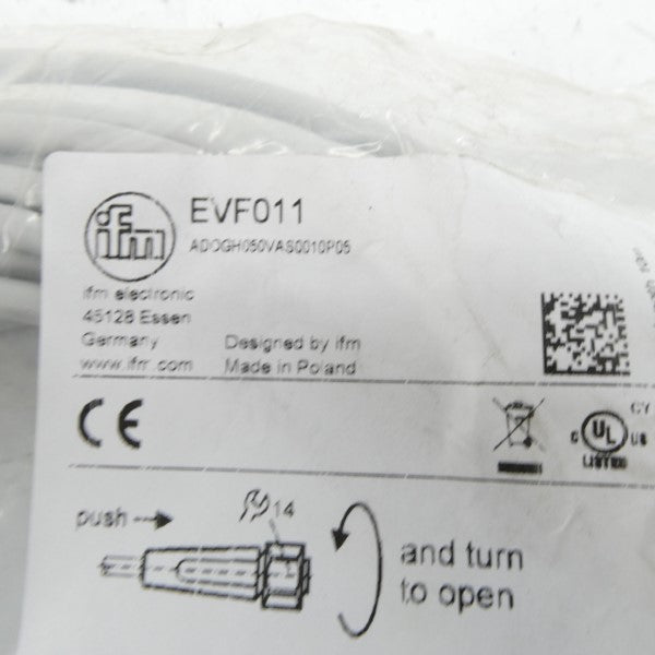 IFM EFECTOR EVF011 ADOGH050VAS0010P05 60VAC/DC 4/3A NSMP