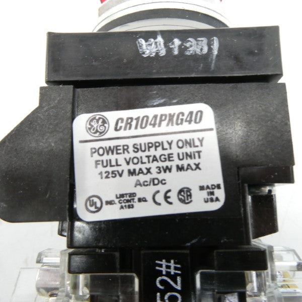 GENERAL ELECTRIC CR104PXG40 125VAC/DC NSNP