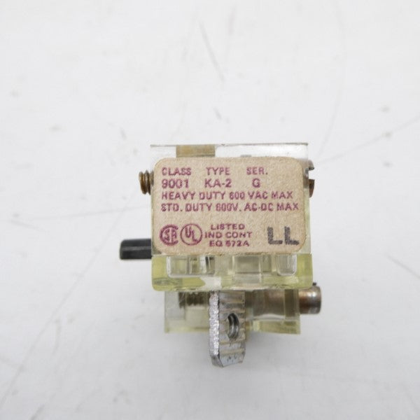 SQUARE D 9001KA-2 SER. G 600VAC/DC (AS PICTURED) NSNP