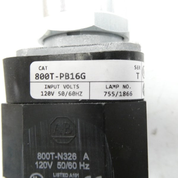 ALLEN BRADLEY 800T-PB16G SER. T 120V NSNP