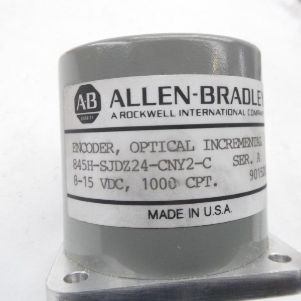 ALLEN BRADLEY 845H-SJDZ24-CNY2-C SER. A 8-15VDC (BR/YL) NSMP