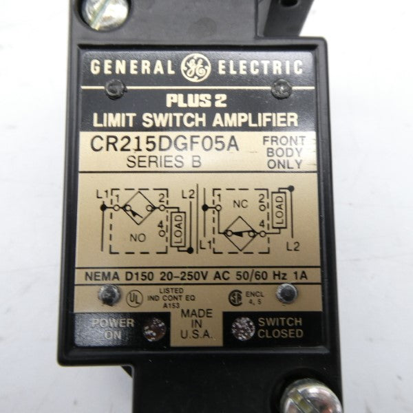 GENERAL ELECTRIC CR215DGF05A SER. B 20-250VAC 1A NSMP