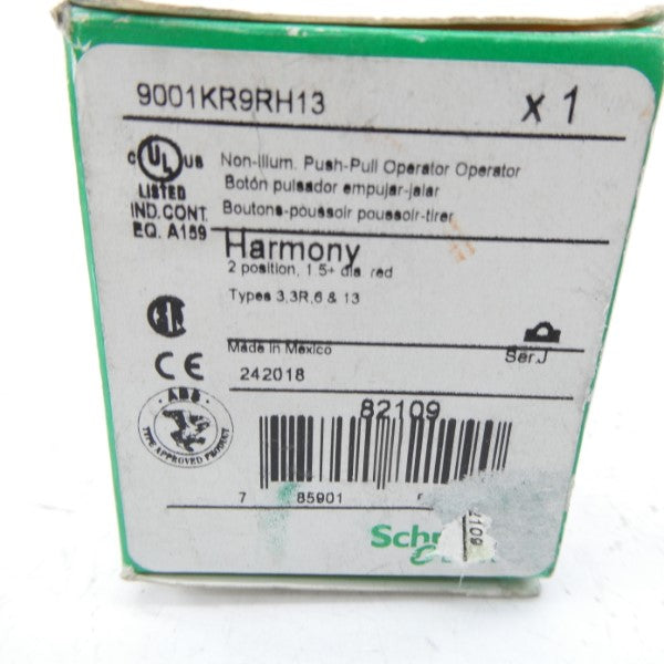 SCHNEIDER ELECTRIC 9001KR9RH13 SER. J NSMP