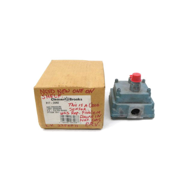 CLEAVER BROOKS 817-2092 0.5-5.0PSI UNMP