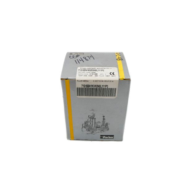 PARKER 71315SN1KVK0N0L111P3 110/120V NSFS