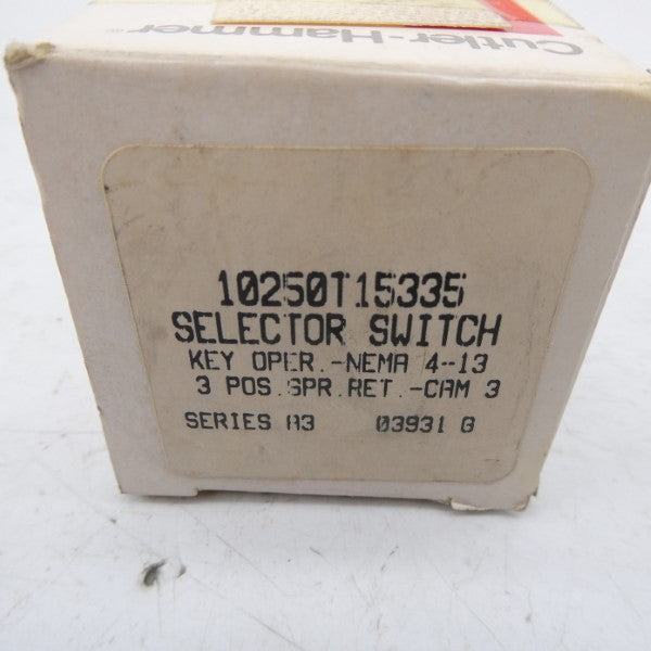 CUTLER HAMMER 10250T15335 SER. A3 (NO KEY) NSMP