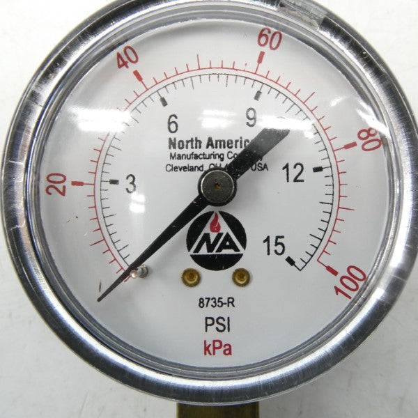 NORTH AMERICAN R300-6231 8735-R 0-15PSI NSMP