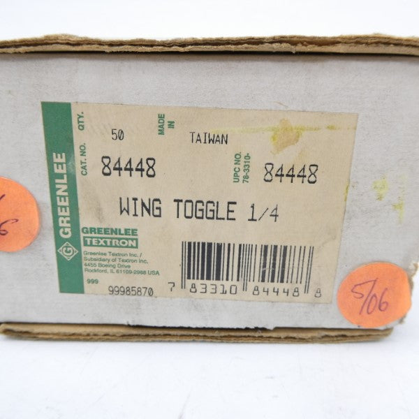 GREENLEE 84448 1/4" (PKG OF 50) NSMP