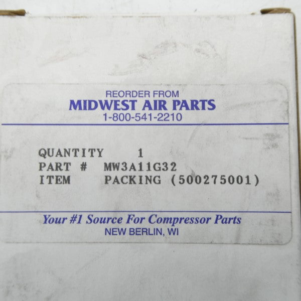 MIDWEST AIR PARTS MW3A11G32 NSMP