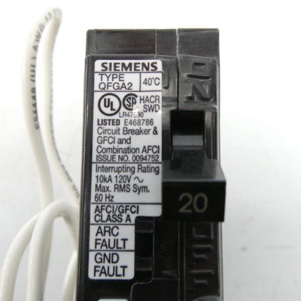 SIEMENS QFGA2 120V 20A NSNP