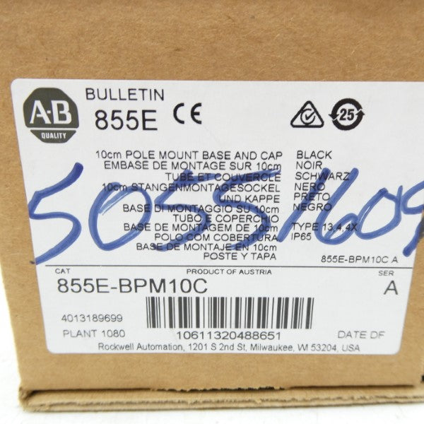ALLEN BRADLEY 855E-BPM10C SER. A (BR/WH) NSMP