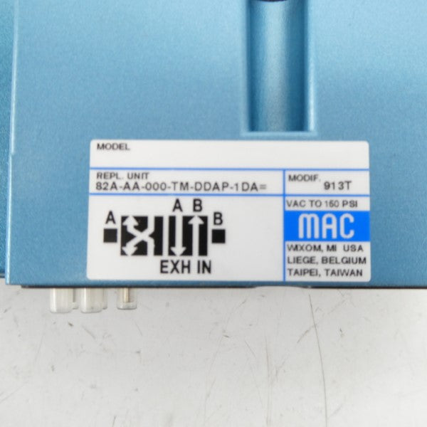 MAC 82A-AA-000-TM-DDAP-1DA 24VDC 150PSI NSMP