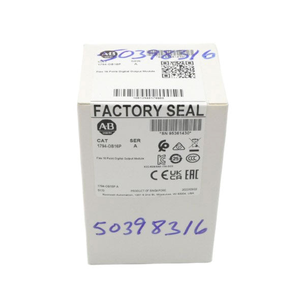ALLEN BRADLEY 1794-OB16P SER. A DATE: 2022 (WH) NSFS
