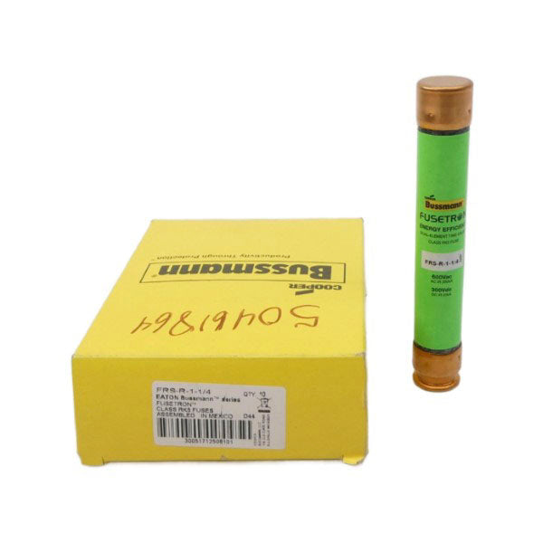 BUSSMANN FRS-R-1-1/4 600VAC 1-1/4A (GREEN) (PKG OF 8) NSMP
