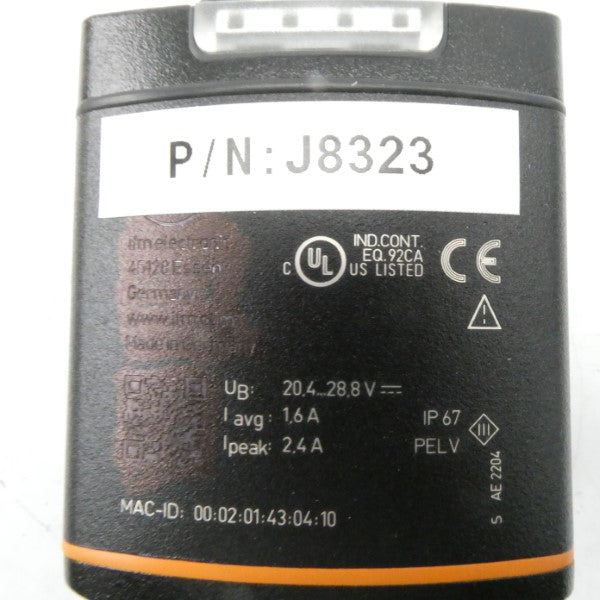 IFM EFECTOR J8323 20.4-28.8V UNMP