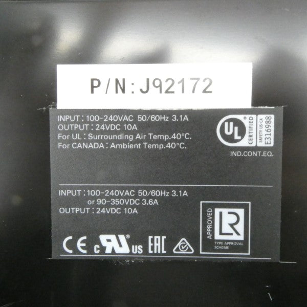 J92172 100-240VAC 3.1A NSNP