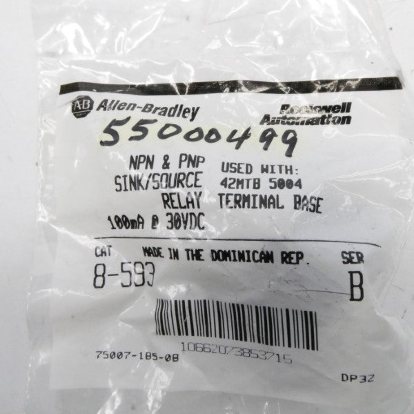 ALLEN BRADLEY 8-593 SER. B 30VDC NSMP