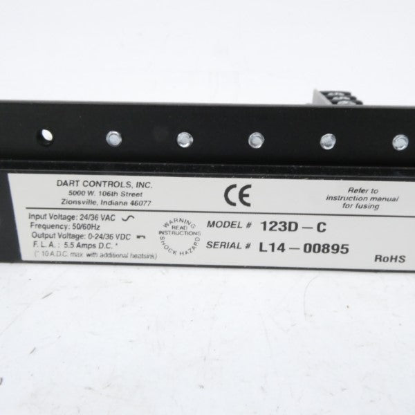 DART CONTROLS 123D-C 24/36VAC NSMP