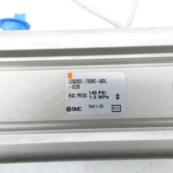 SMC CDQ2B32-75DMZ-A93L-XC35 145PSI NSNP