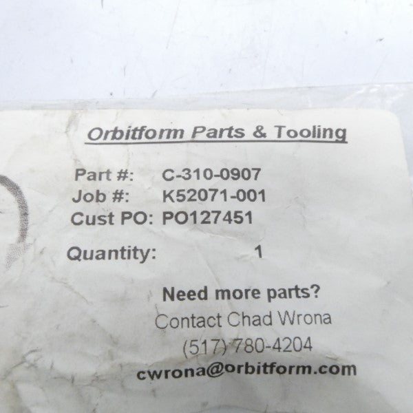 ORBITFORM C-310-0907 NSMP
