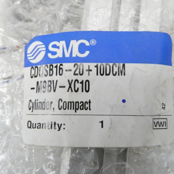 SMC CDQSB16-20+10DCM-M9BV-XC10 NSMP