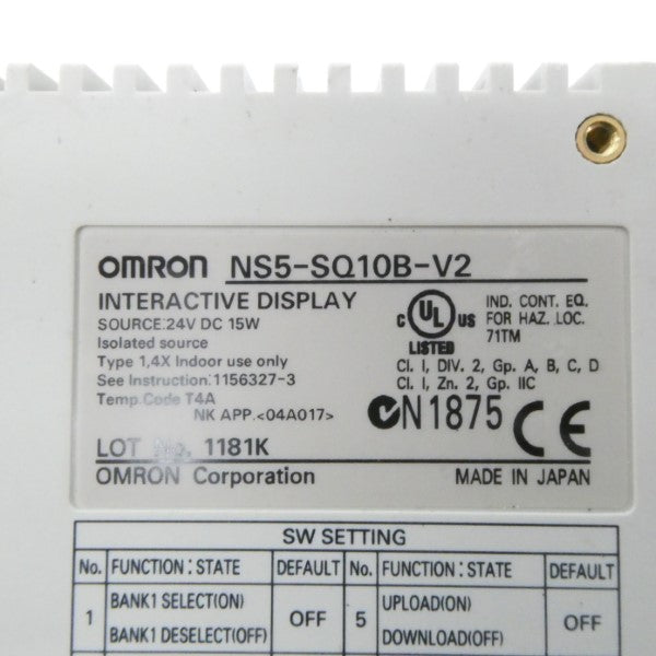 OMRON NS5-SQ10B-V2 24VDC UNMP