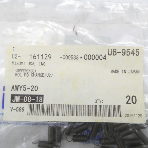 MISUMI AWY5-20 (PKG OF 20) NSMP