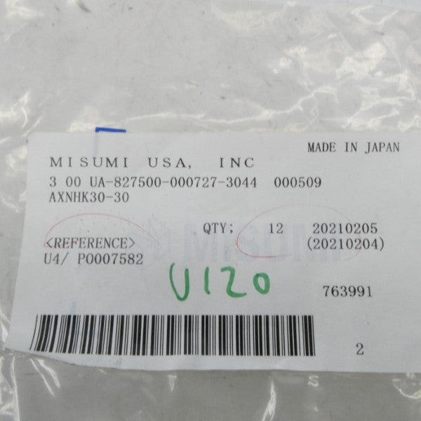 MISUMI AXNHK30-30 (PKG OF 12) NSMP