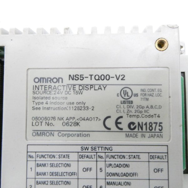 OMRON NS5-TQ00-V2 24VDC UNMP