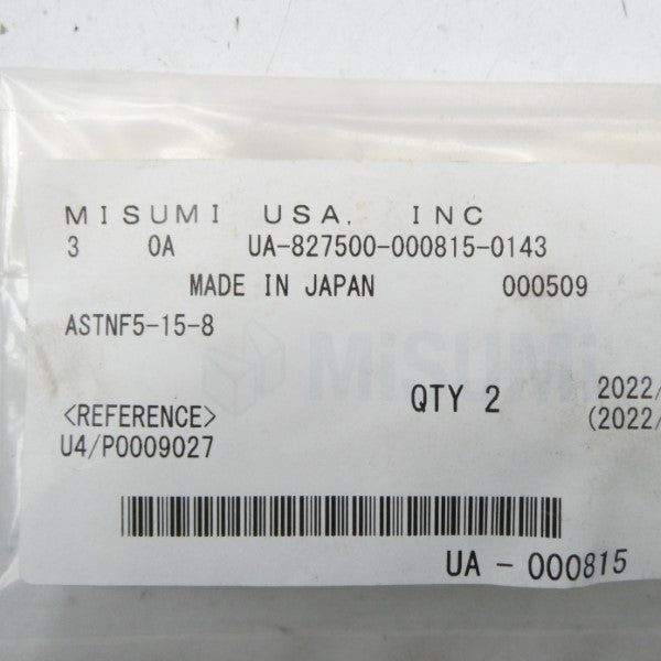 MISUMI ASTNF5-15-8 (PKG OF 2) NSMP