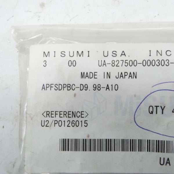 MISUMI APFSDPBC-D9.98-A10 (PKG OF 4) NSMP