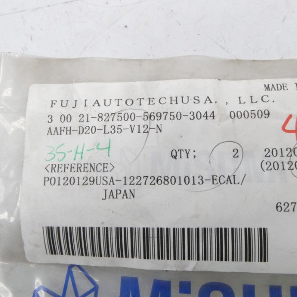 MISUMI AAFH-D20-L35-V12-N (PKG OF 2) NSMP