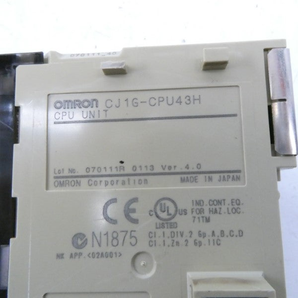 OMRON CJ1G-CPU43H NSNP