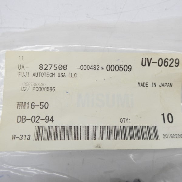 MISUMI WM16-50 (PKG OF 10) NSMP