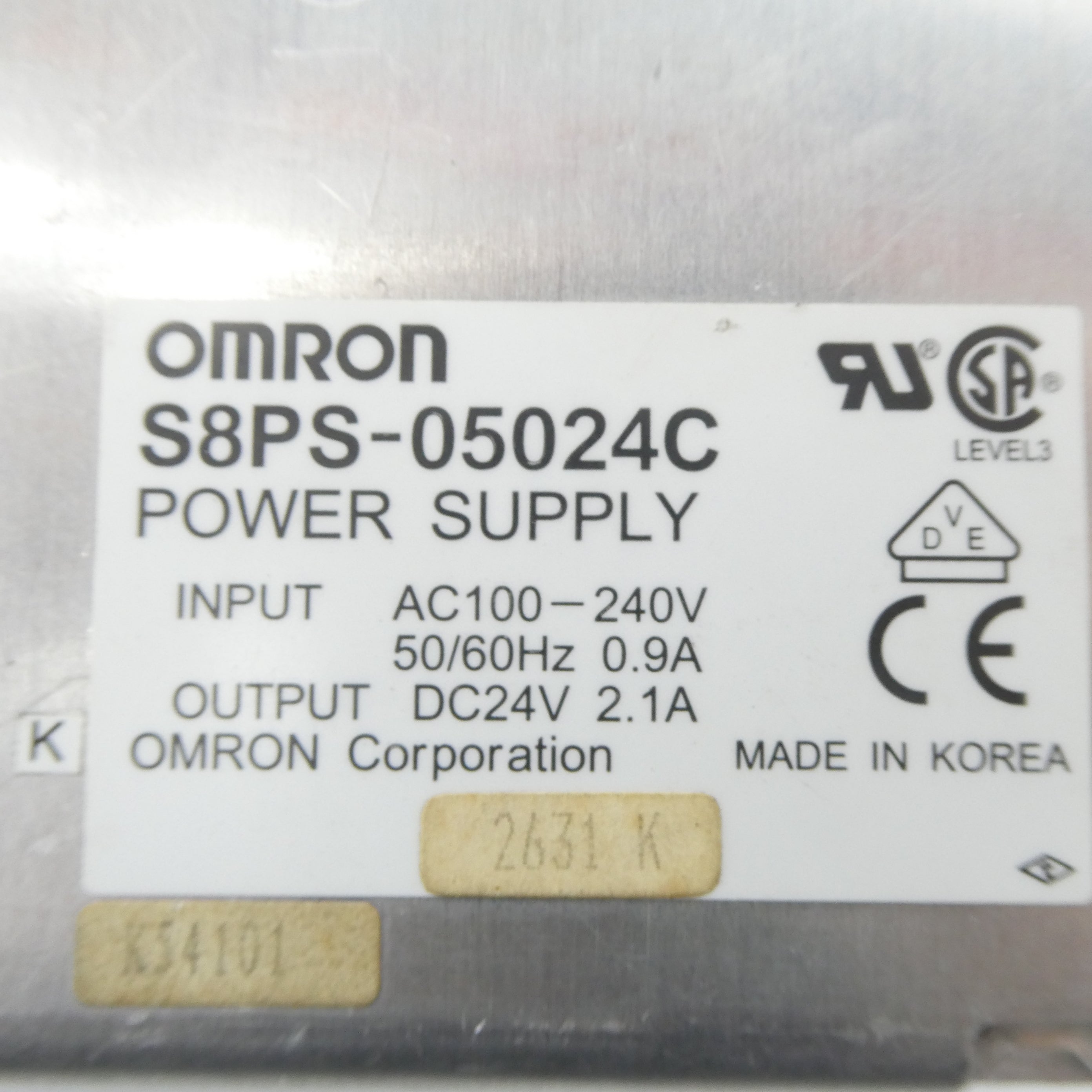 OMRON S8PS-05024C 100-240VAC 0.9A NSNP