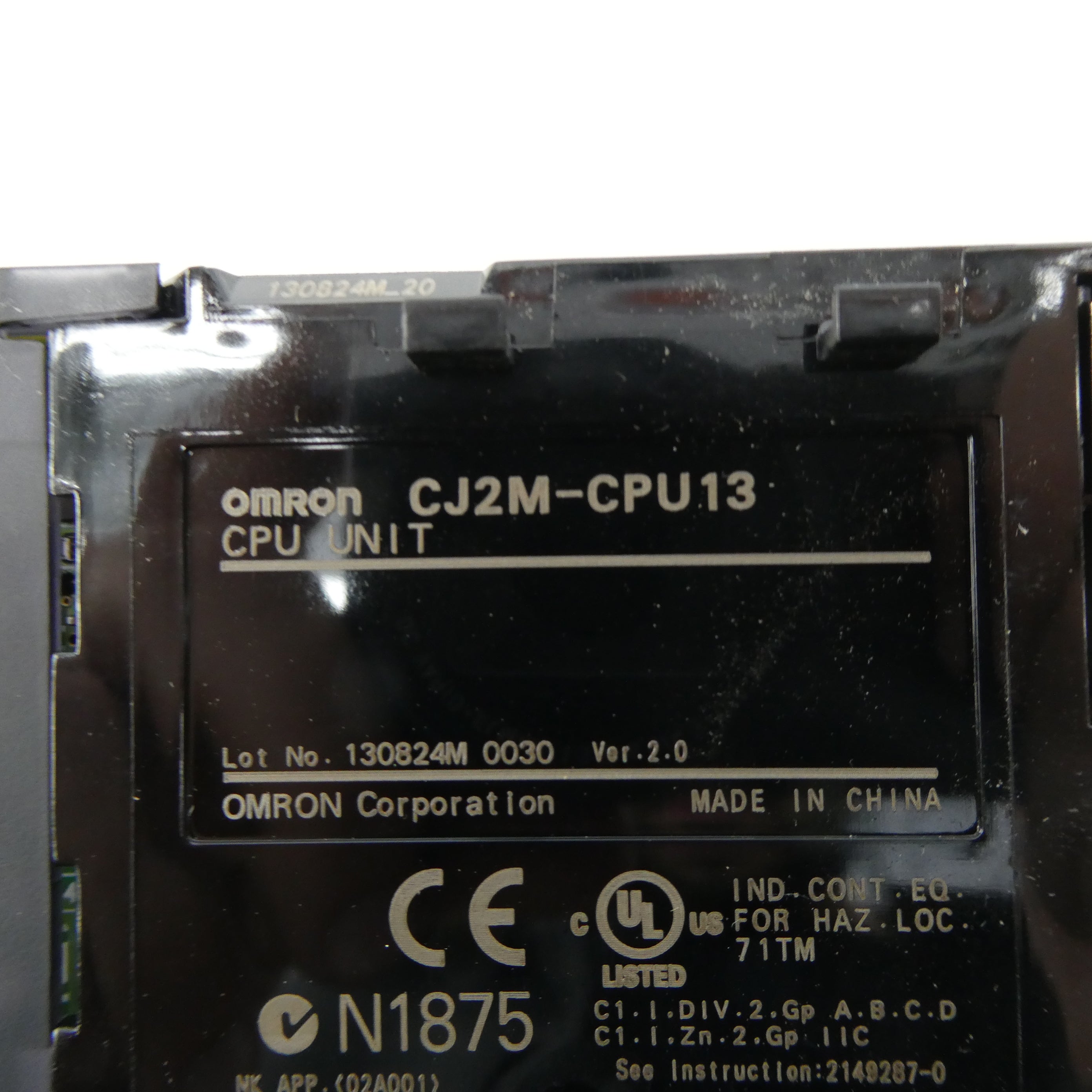 OMRON CJ2M-CPU13 VER. 2.0 NSMP