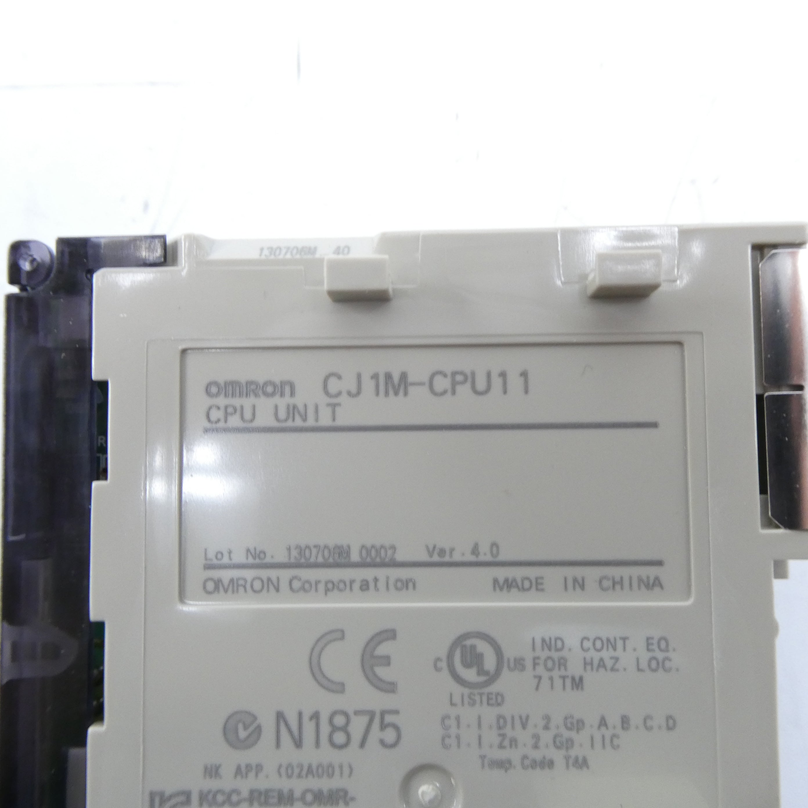 OMRON CJ1M-CPU11 VER. 4.0 NSMP