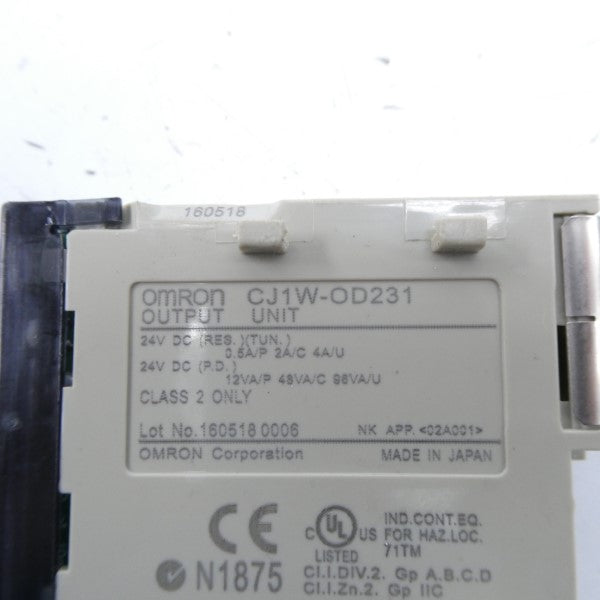 OMRON CJ1W-OD231 24VDC 4A NSMP