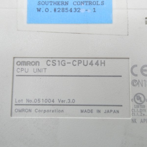 OMRON CS1G-CPU44H VER. 3.0 NSNP