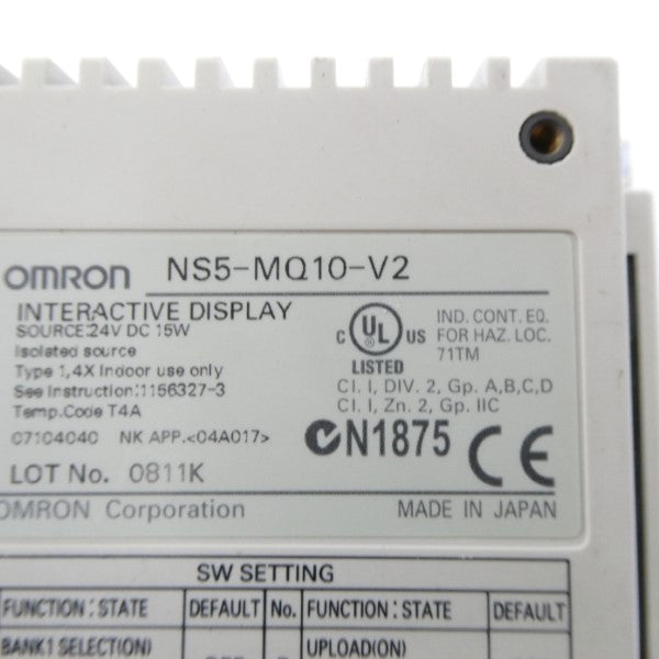OMRON NS5-MQ10-V2 24VDC NSNP