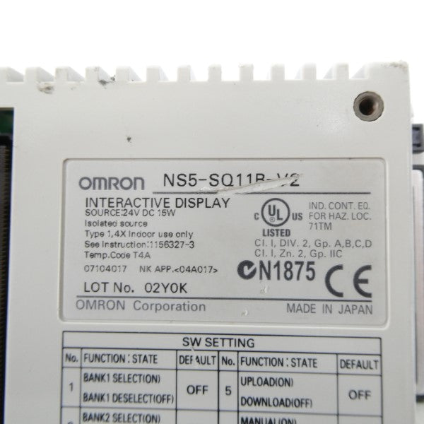 OMRON NS5-SQ11B-V2 24VDC NSNP