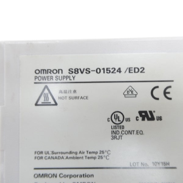 OMRON S8VS-01524 100-240VAC 0.45A NSMP