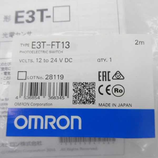 OMRON E3T-FT13 12-24VDC 2M NSMP