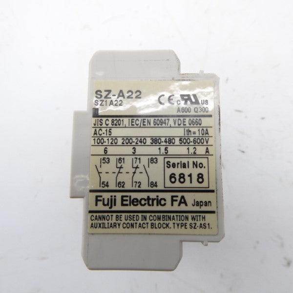 FUJI ELECTRIC SZ-A22 SZ1A22 500-600V 1.2A NSNP