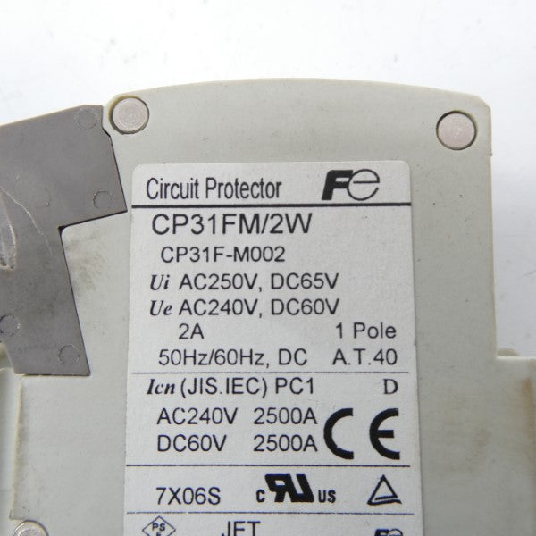 FUJI ELECTRIC CP31FM/2W 250VAC 2A (AS PICTURED) UNMP