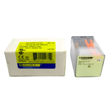SQUARE D 8501KPR12V20 SER. G 120V 10A NSMP