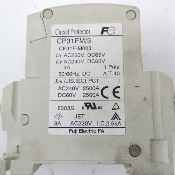 FUJI ELECTRIC CP31FM/3 CP31F-M003 250VAC 3A UNMP