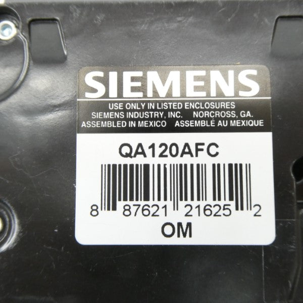 SIEMENS QA120AFC 120V 20A NSMP