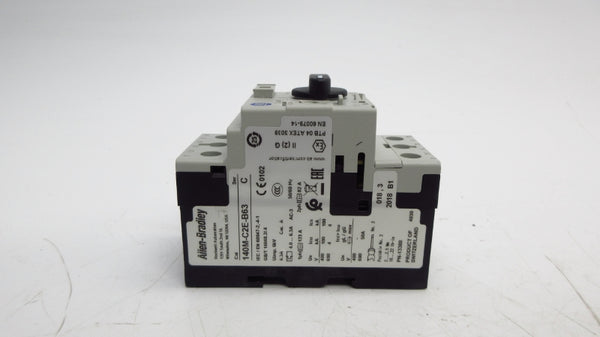 ALLEN BRADLEY 140M-C2E-B63 SER. C 690V 4.0-6.3A NSMP