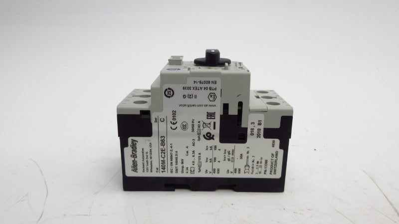 ALLEN BRADLEY 140M-C2E-B63 SER. C 690V 4.0-6.3A NSMP